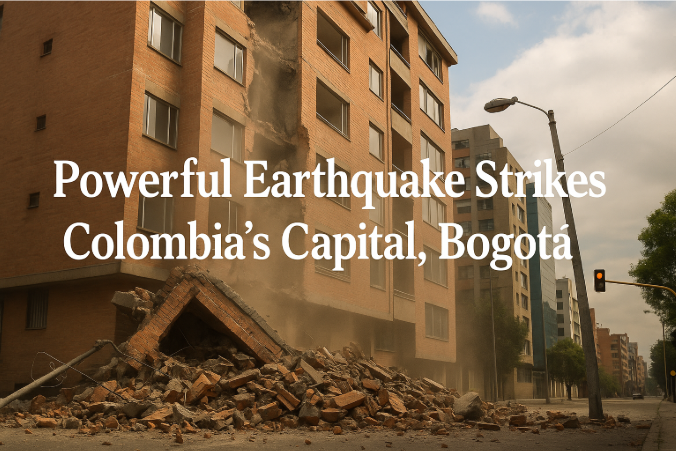 Powerful Earthquake Strikes Colombia’s Capital, Bogotá